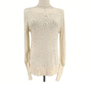 Banana Republic sweater, Boat Collar, Cream Or Off White